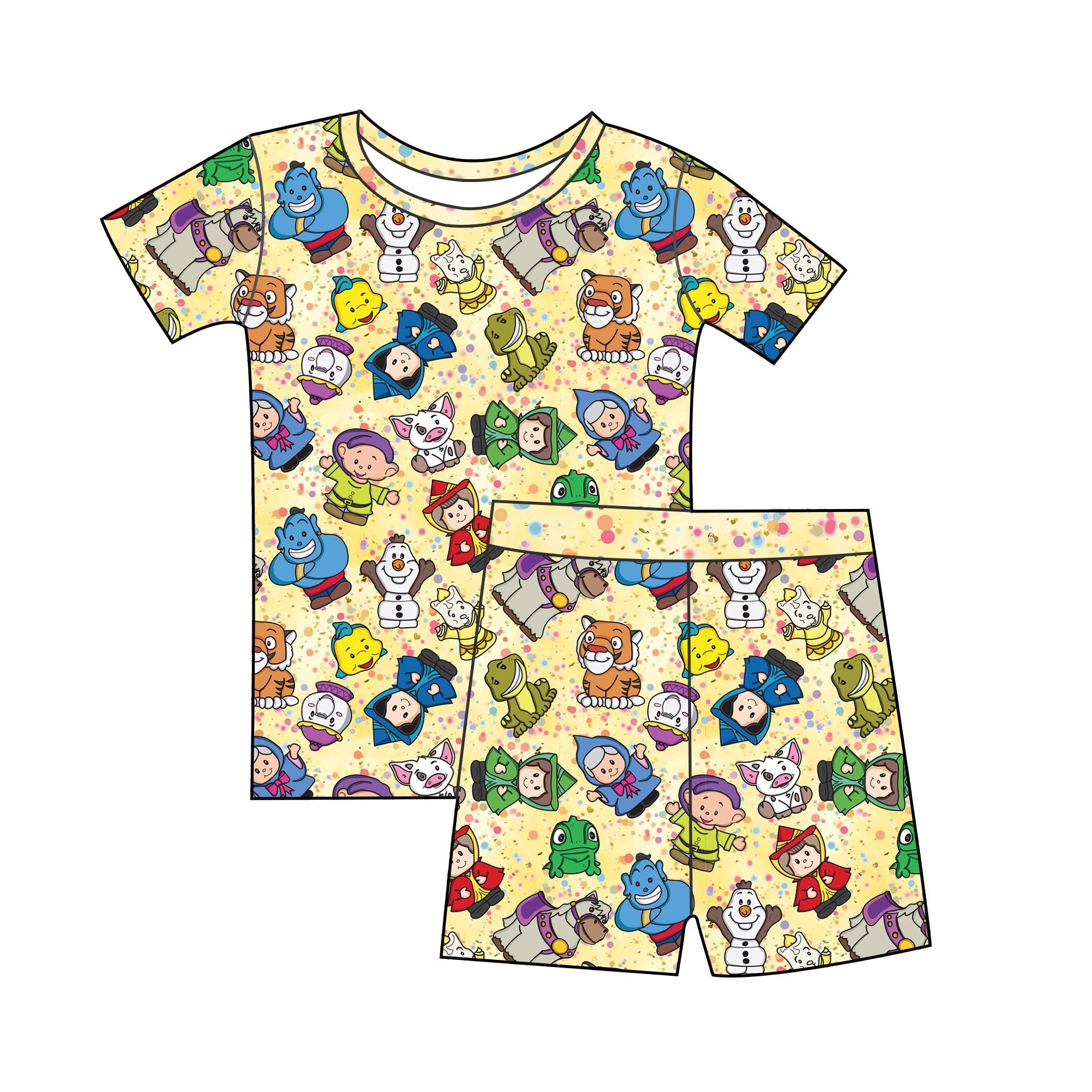 Little Sidekicks - 2 Piece Set Short Sleeve and Shorts PJs