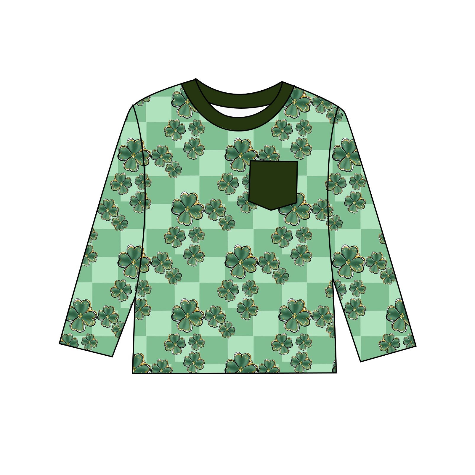 Lucky Charm - Long Sleeve Pocket Tee