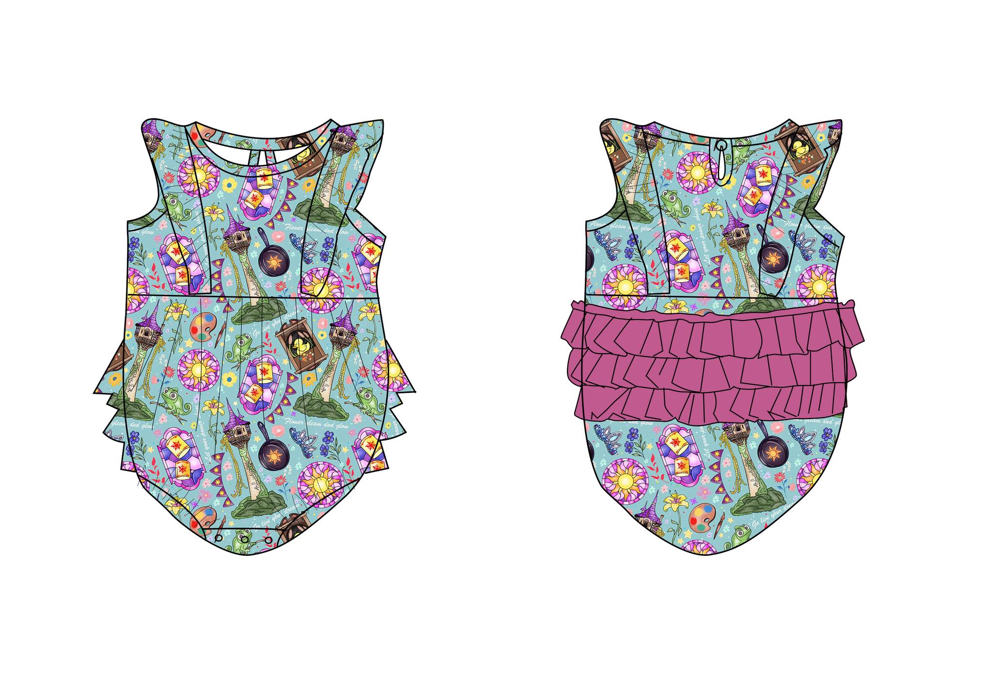 Lanterns & Daydreams - Tank Bubble with Ruffles