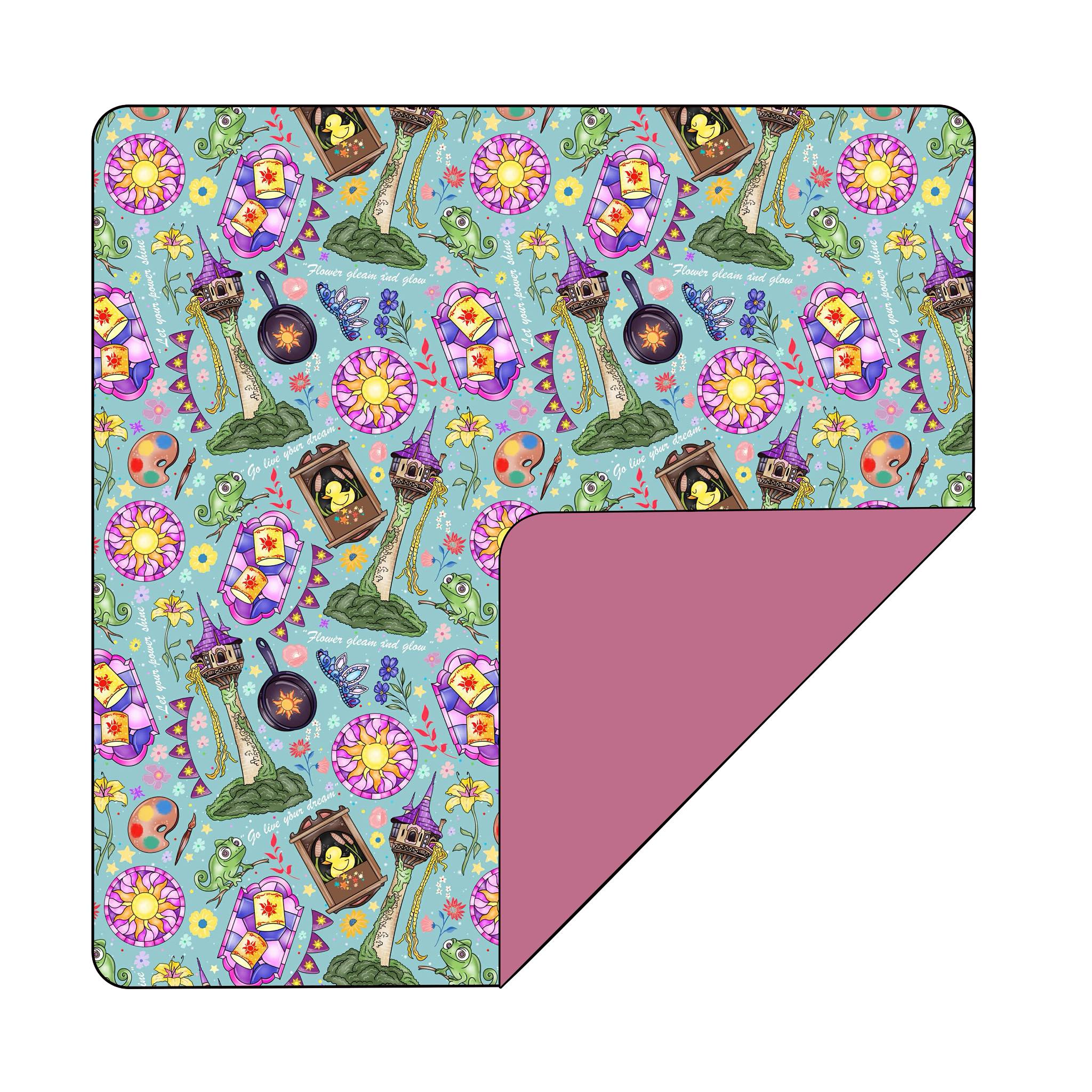 Lanterns & Daydreams - 60 x 80 Bamboo Blanket Plush Backing