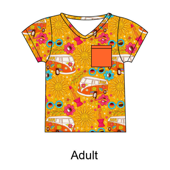 Groovy Gal - Adult Pocket Tee