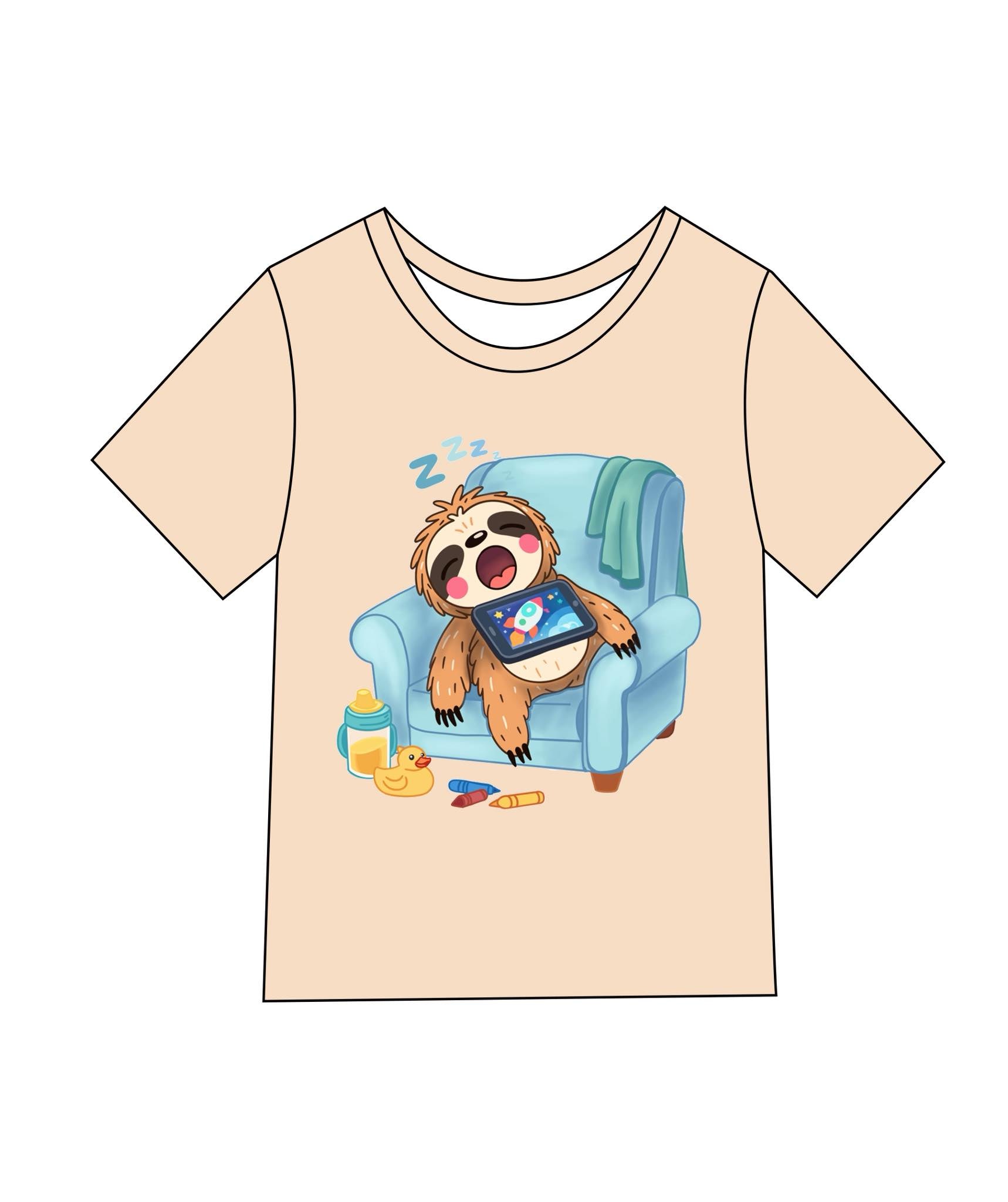 Sleepy Sloffee - Appliqué Tee