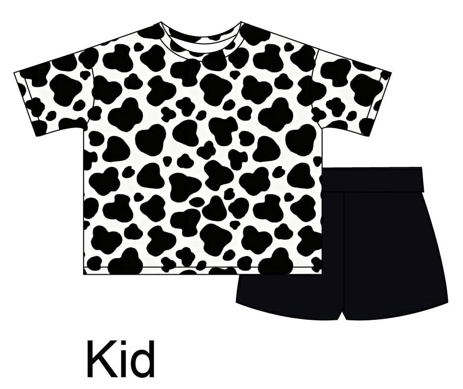 COWS! - Boxy Tee and Shorts Daywear Set