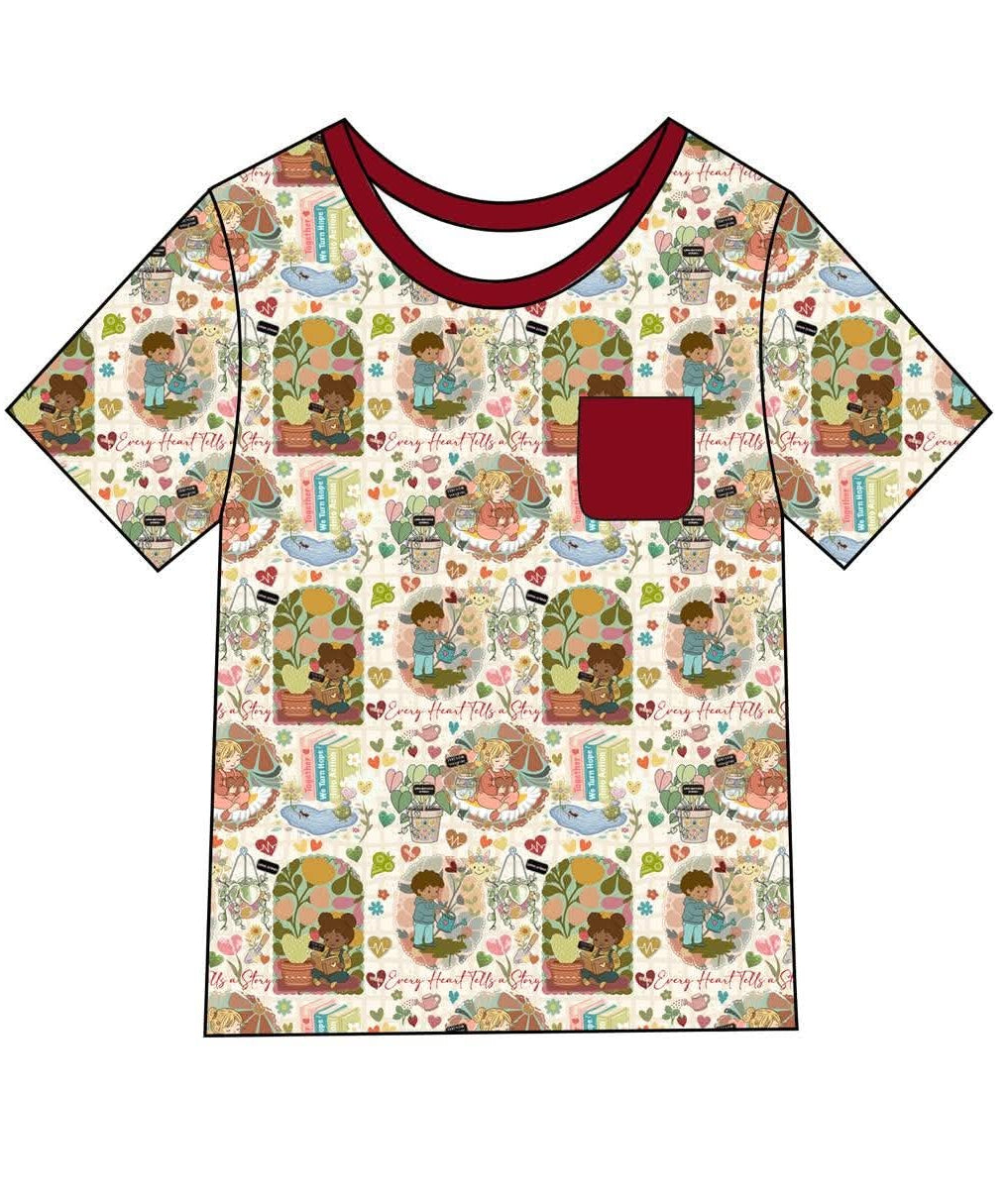 Every Heart Tells a Story - Pocket Tee