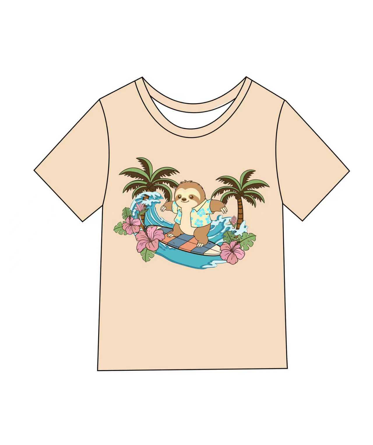 Surfin Sloffee - Appliqué Tee