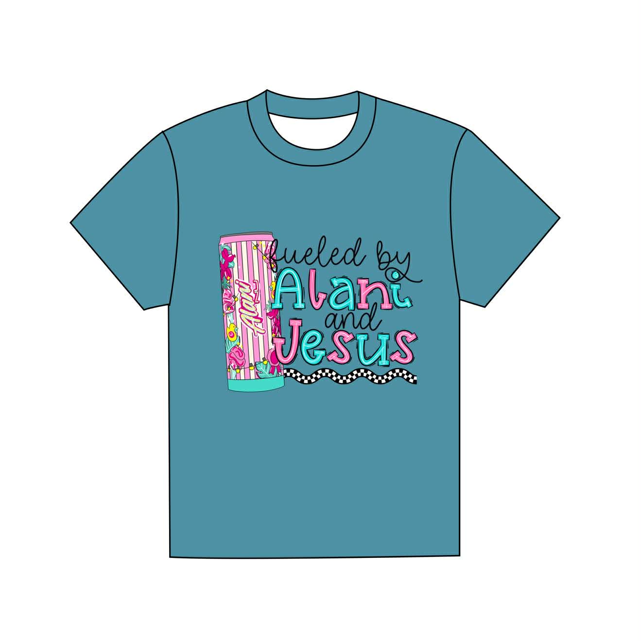 Alani and Jesus - Applique Tee