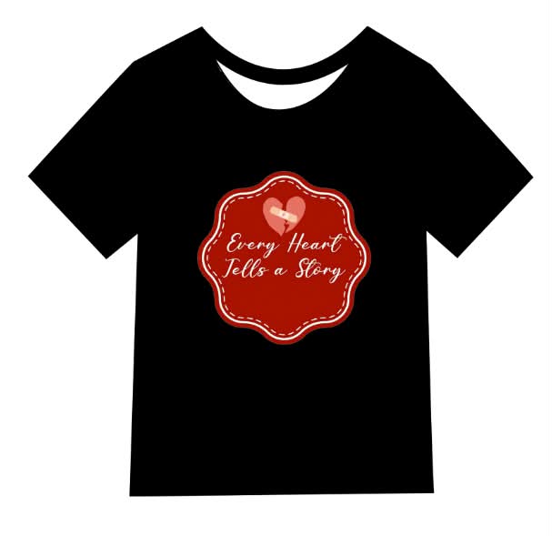 Every Heart Tells a Story - Appliqué Tee