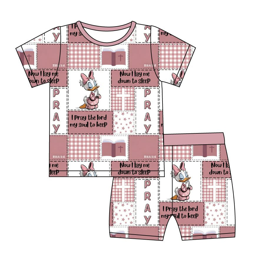Pray with Daisy - 2 Piece PJ Set Short Sleeve and Shorts