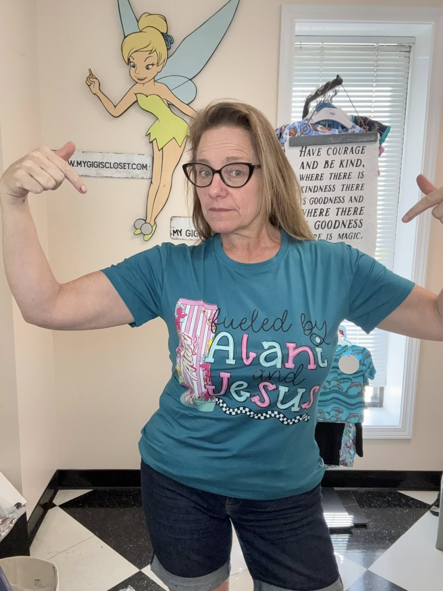 Alani and Jesus - Applique Tee