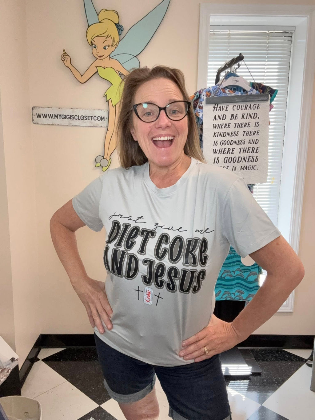 Diet Coke and Jesus - Applique Tee