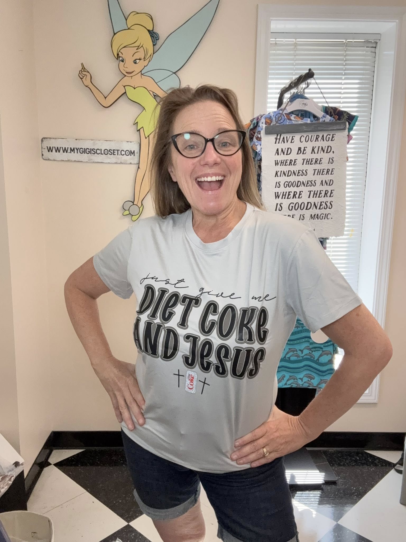 Diet Coke and Jesus - Applique Tee