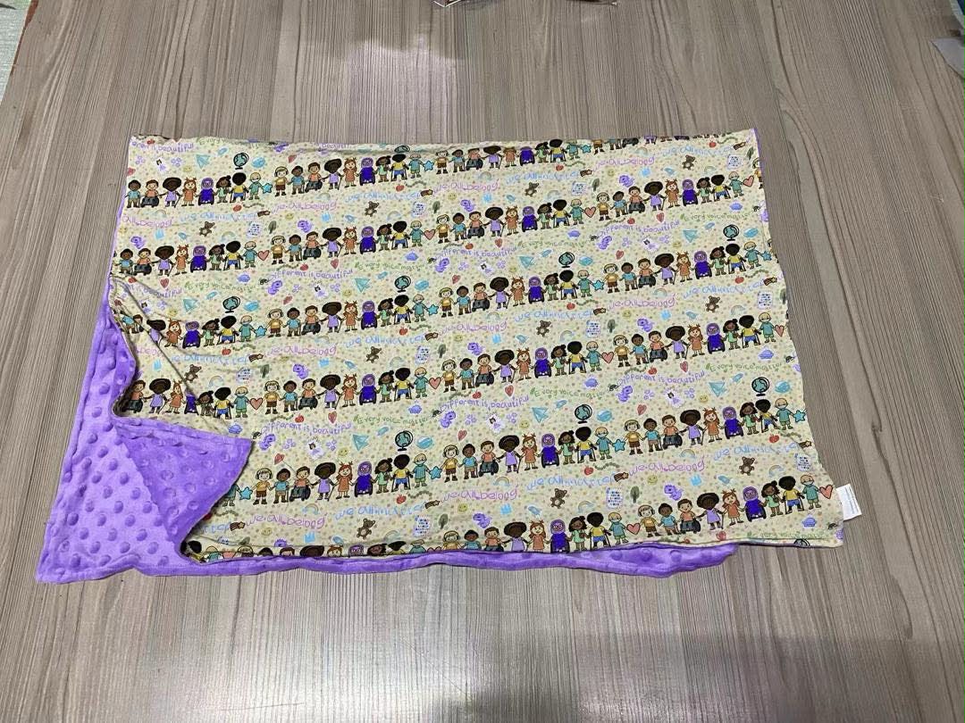 Pick Your Print - 30 x 40 or 60 x 80 Minky Dot Back