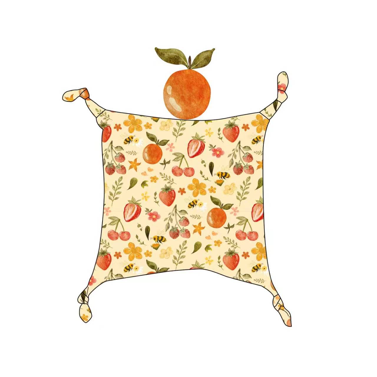 Vintage Fruits - Lovey with Character Head