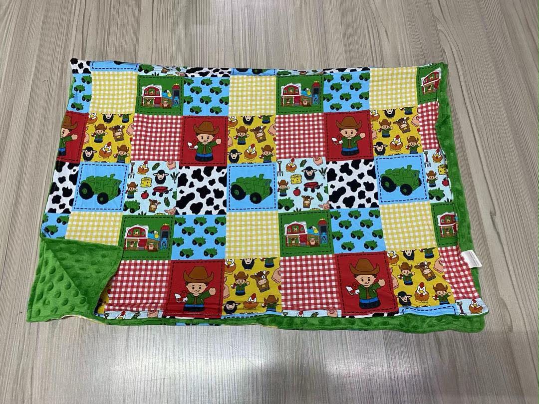 Pick Your Print - 30 x 40 or 60 x 80 Minky Dot Back