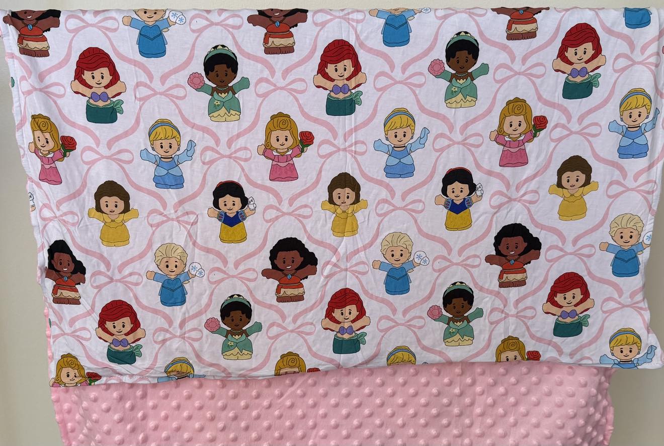 Pick Your Print - 30 x 40 or 60 x 80 Minky Dot Back