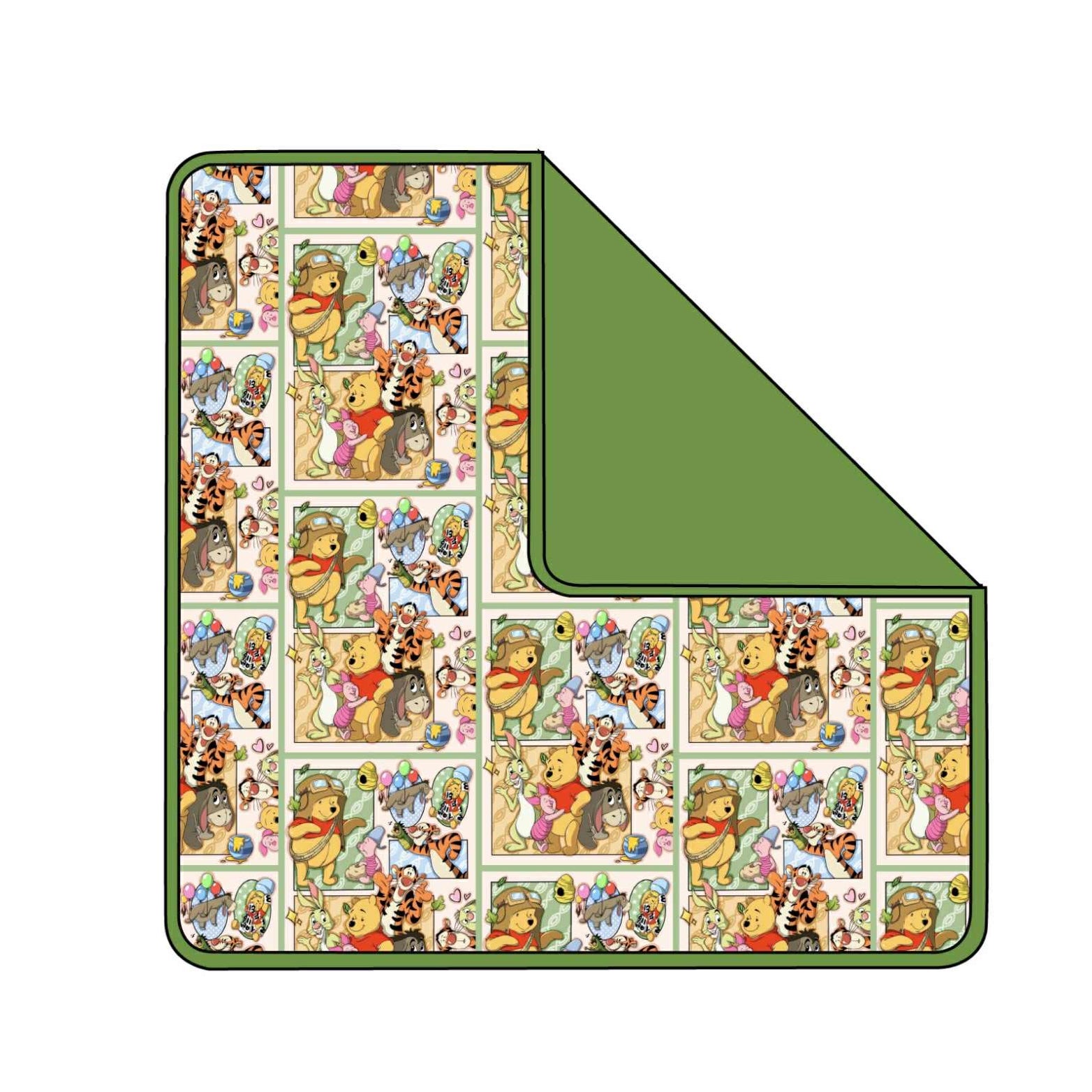 Hundred Acre Celebration - 40”x40” Double Layer Bamboo Blanket