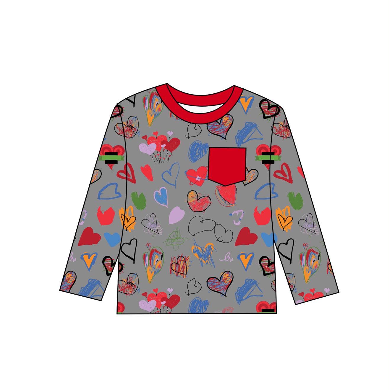 Unique Heartbeats - Long Sleeve Pocket Tee