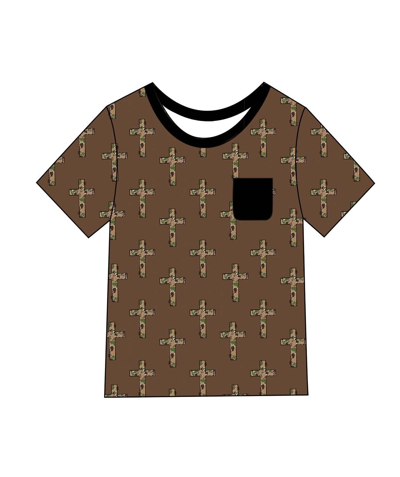 Camo Cross - Pocket Tee