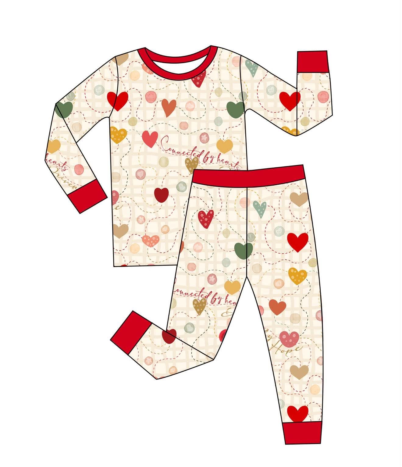 Connected and Driven - 2 Piece Set Long Sleeve and Pants PJs