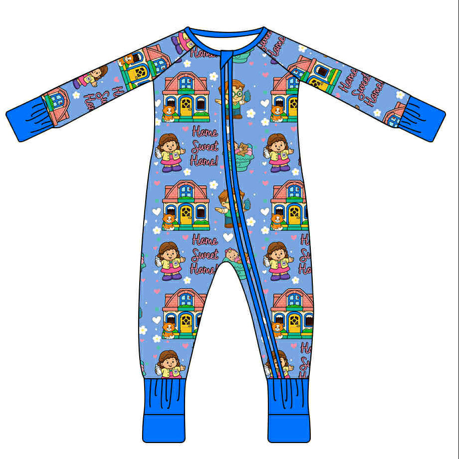 Little Home - Long Sleeve Zippy