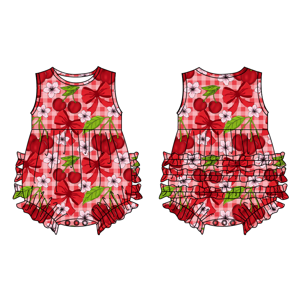 Cherry Bomb - Tank Bubble with Ruffles