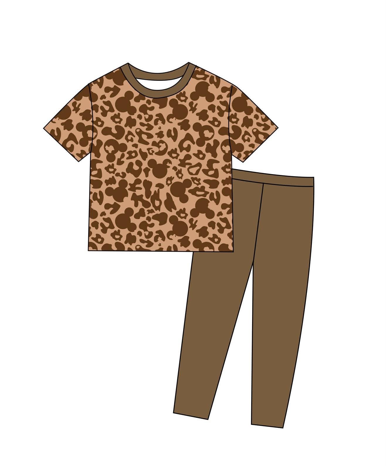 Magical Cheetah - Boxy Tee and Leggings Daywear Set