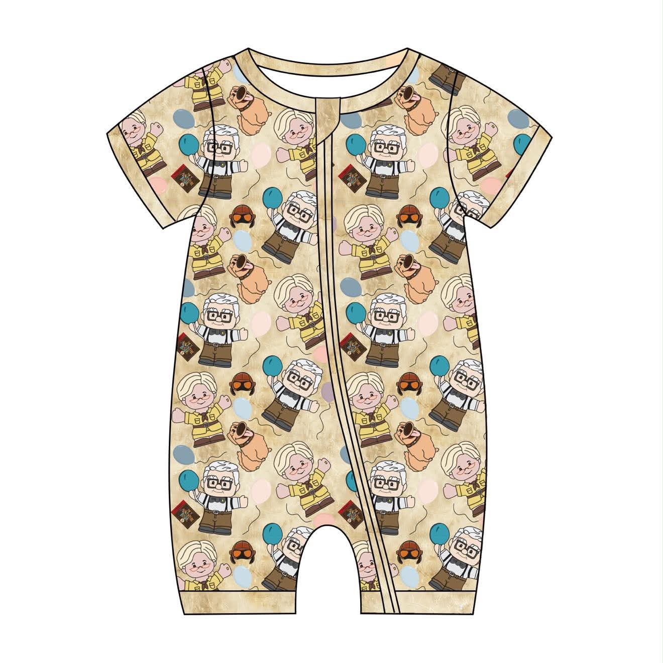Little Ellie and Carl - Short Sleeve Shorty