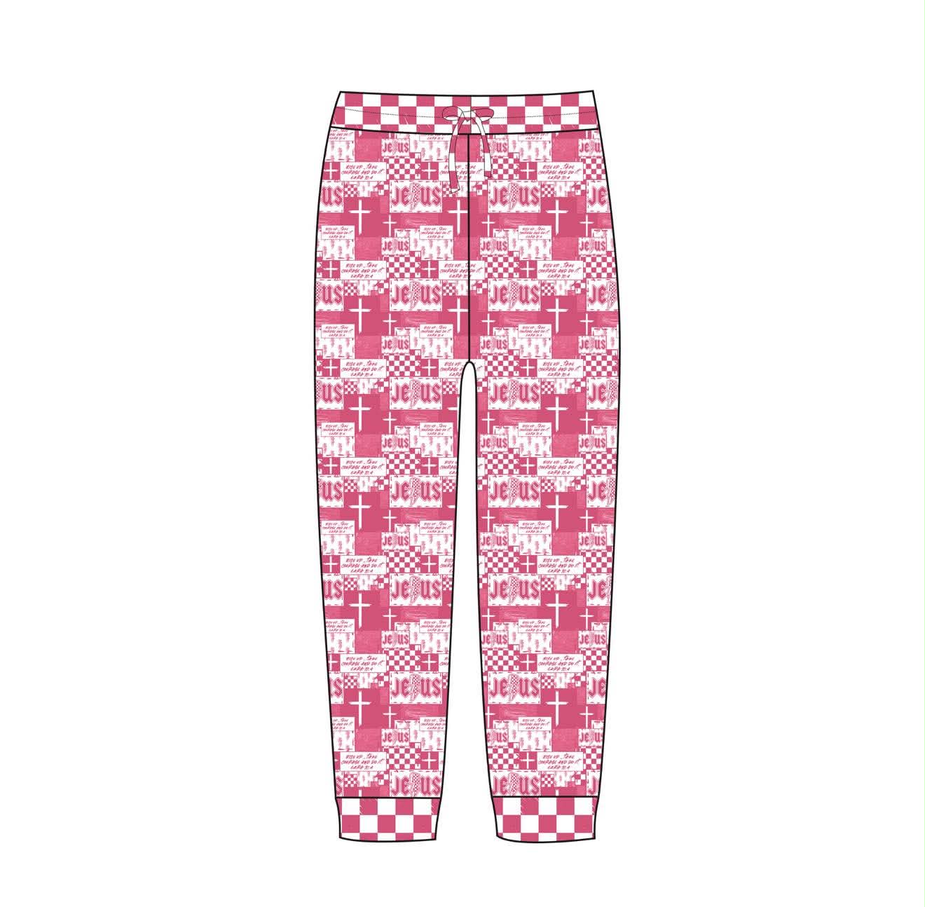 Rise Up (Pink) - Adult Joggers