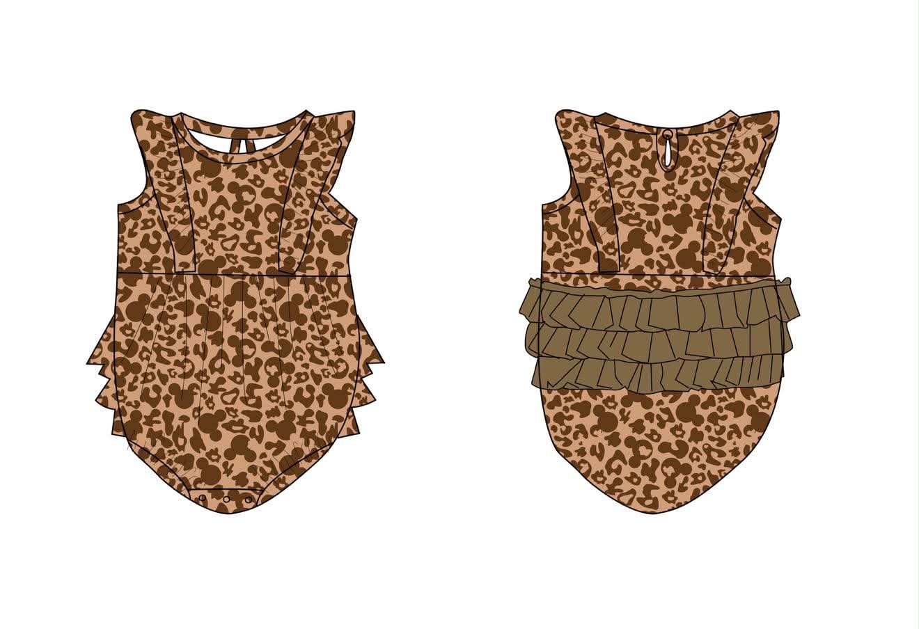 Magical Cheetah - Tank Bubble with Ruffles