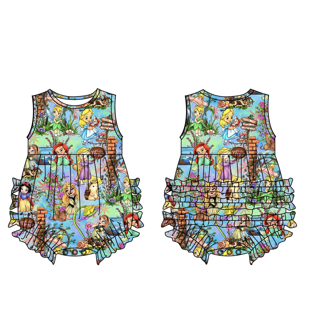 Enchanted Princess Babies - Tank Bubble with Ruffles