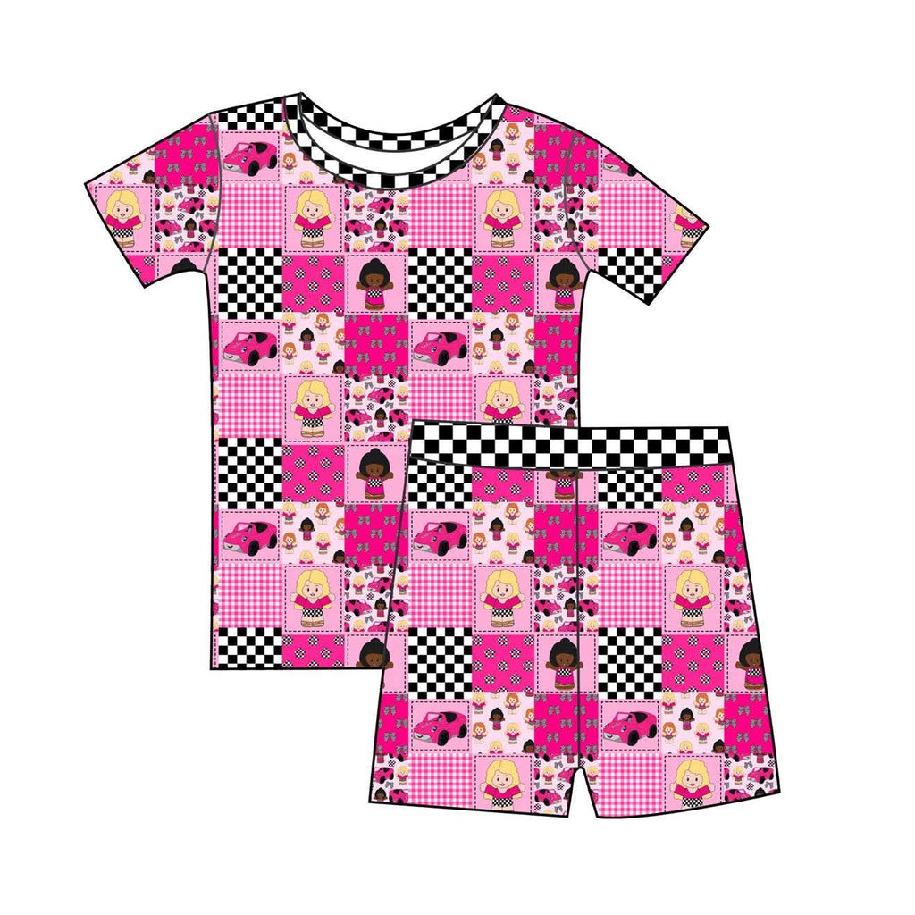 Crusin' Cuties - 2 Piece PJ Set Short Sleeve and Shorts