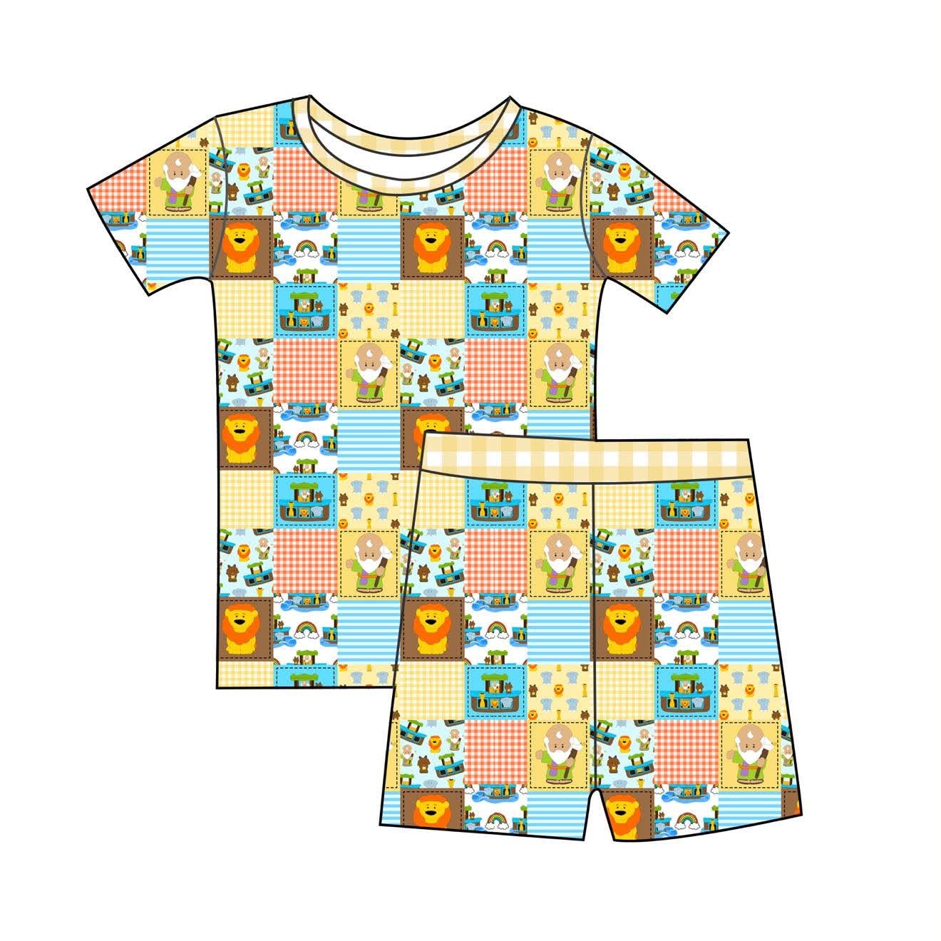 Little Ark - 2 Piece PJ Set Short Sleeve and Shorts