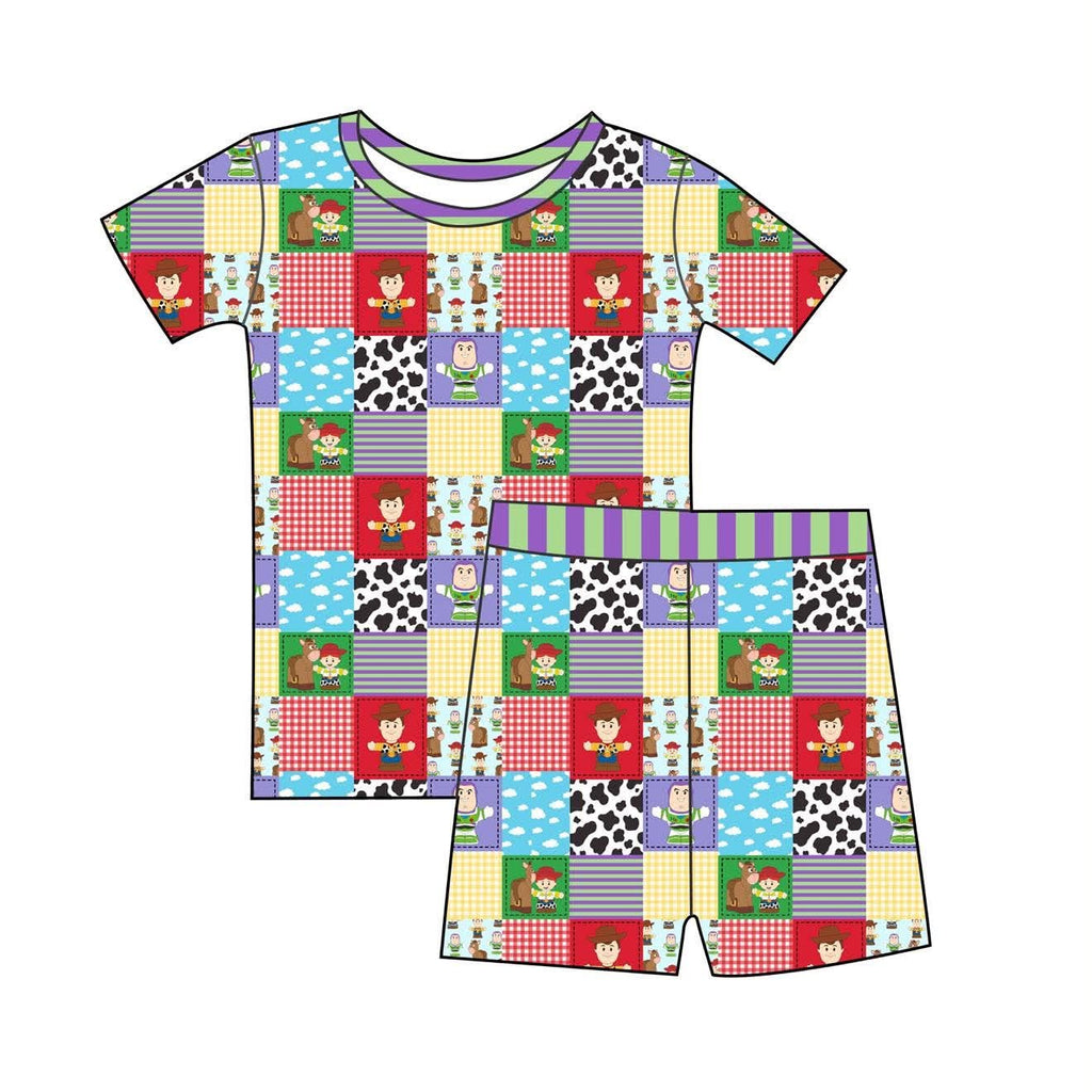 Toybox Treasures - 2 Piece PJ Set Short Sleeve and Shorts