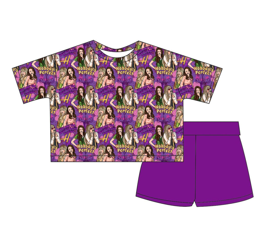 Best of Both Worlds - Boxy Tee and Shorts Daywear Set