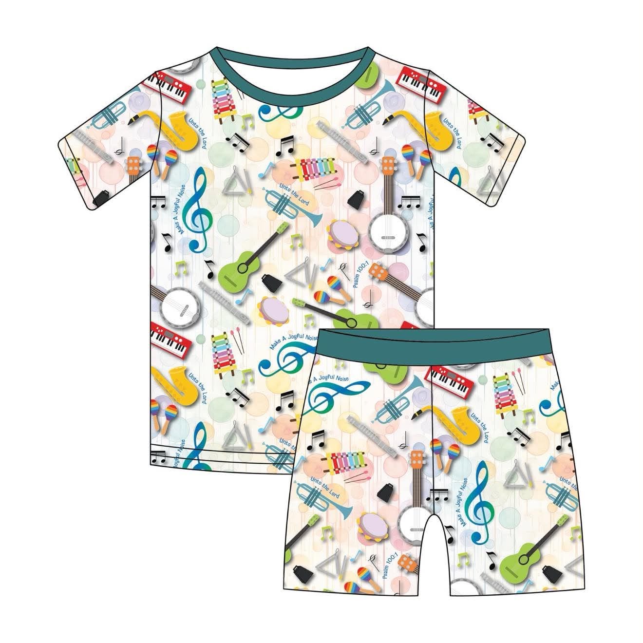 Praise and Worship - 2 Piece PJ Set Short Sleeve and Shorts