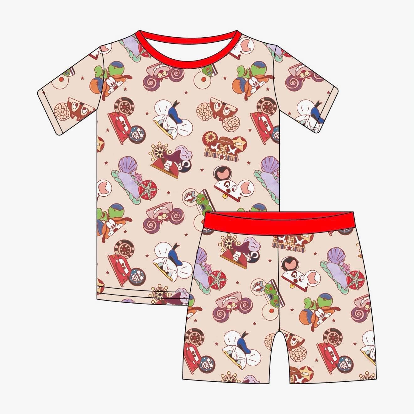 Magical Ears - 2 Piece PJ Set Short Sleeve and Shorts