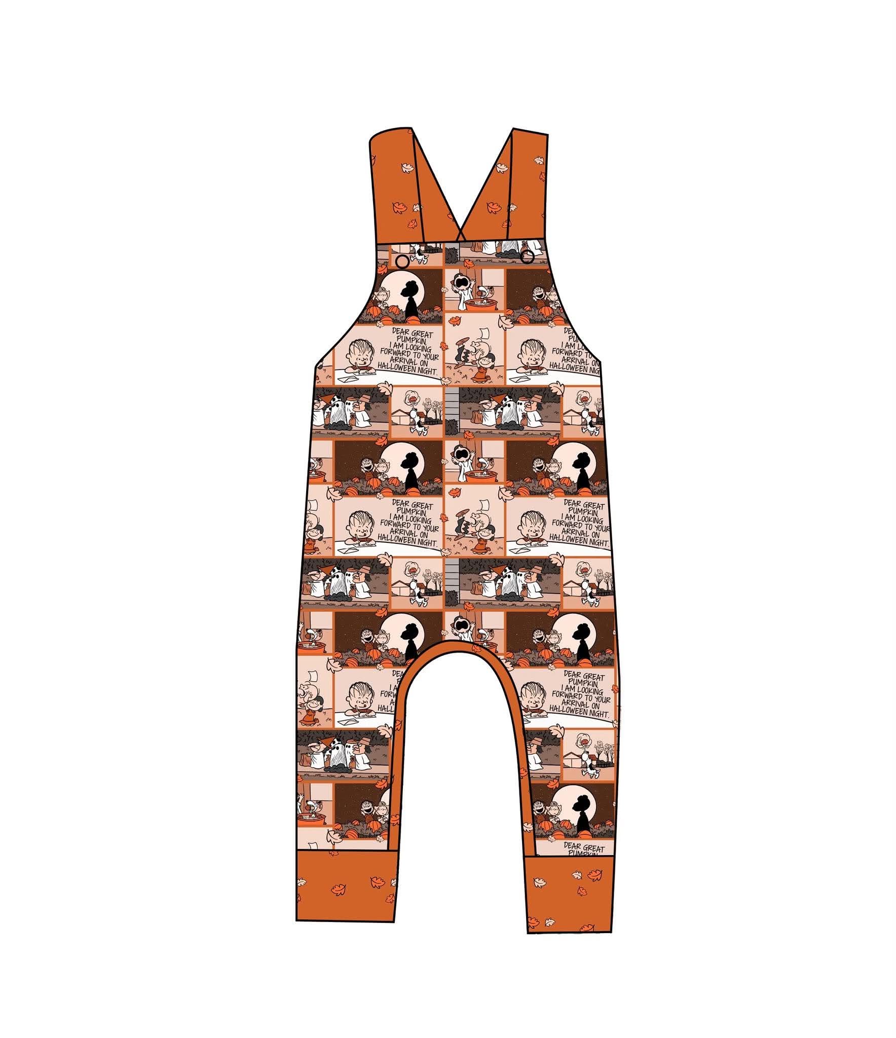 The Great Pumpkin - Crescent Zip Overalls