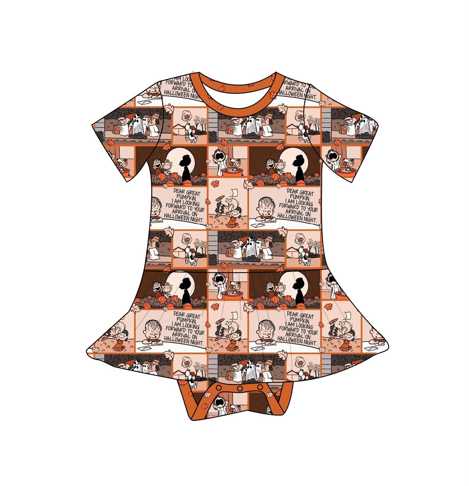 The Great Pumpkin - Short Sleeve Body Suit Twirl