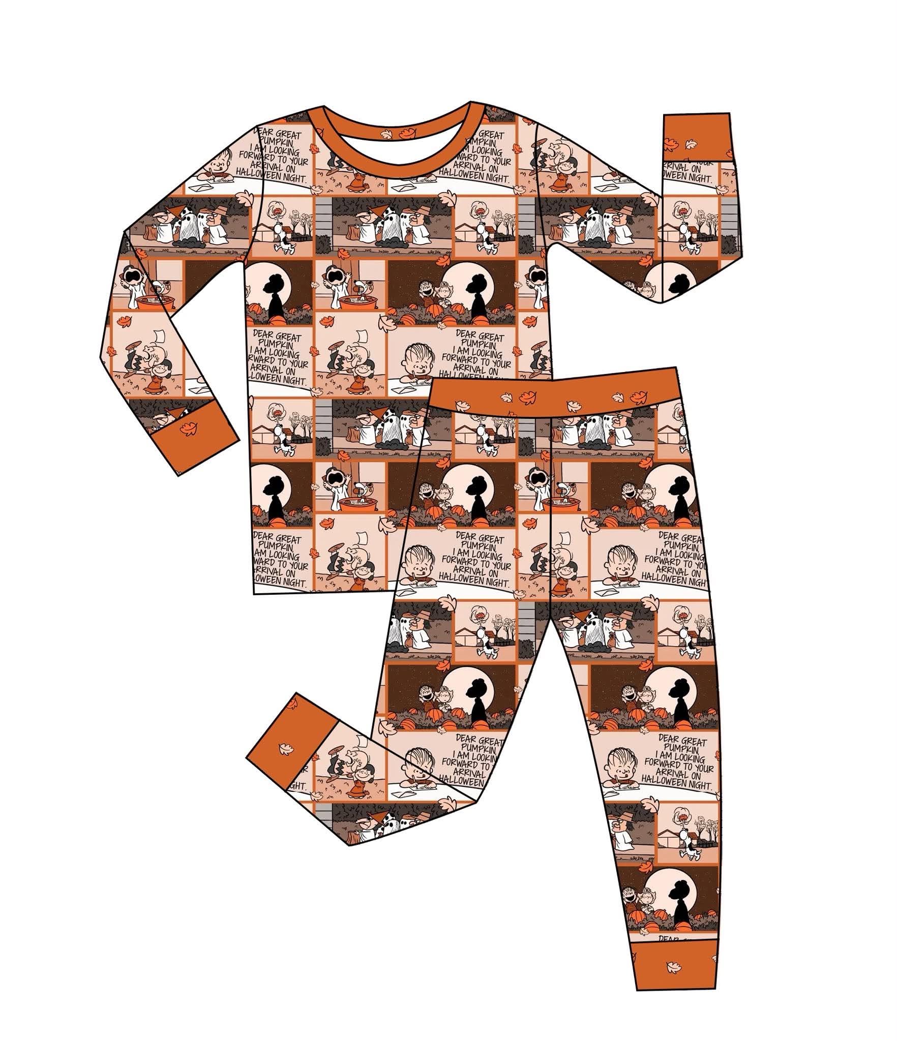 The Great Pumpkin - 2 Piece PJ Set Long Sleeve and Pants