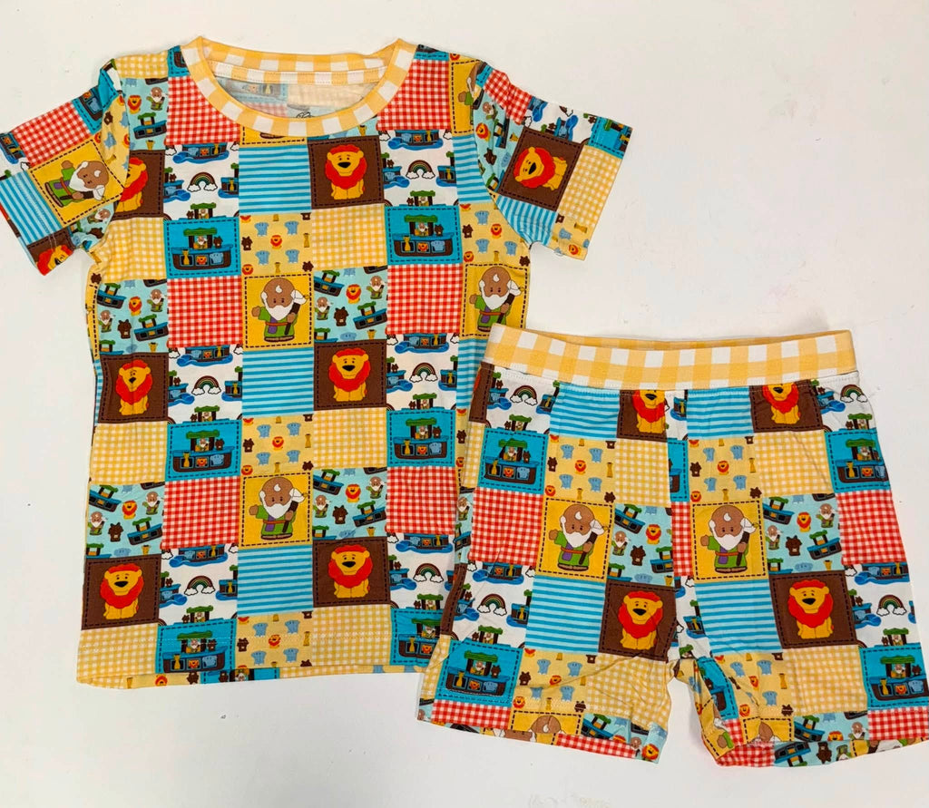 Little Ark - 2 Piece PJ Set Short Sleeve and Shorts