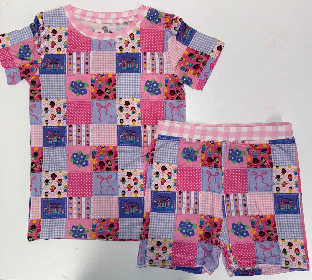Storybook Royals - 2 Piece PJ Set Short Sleeve and Shorts
