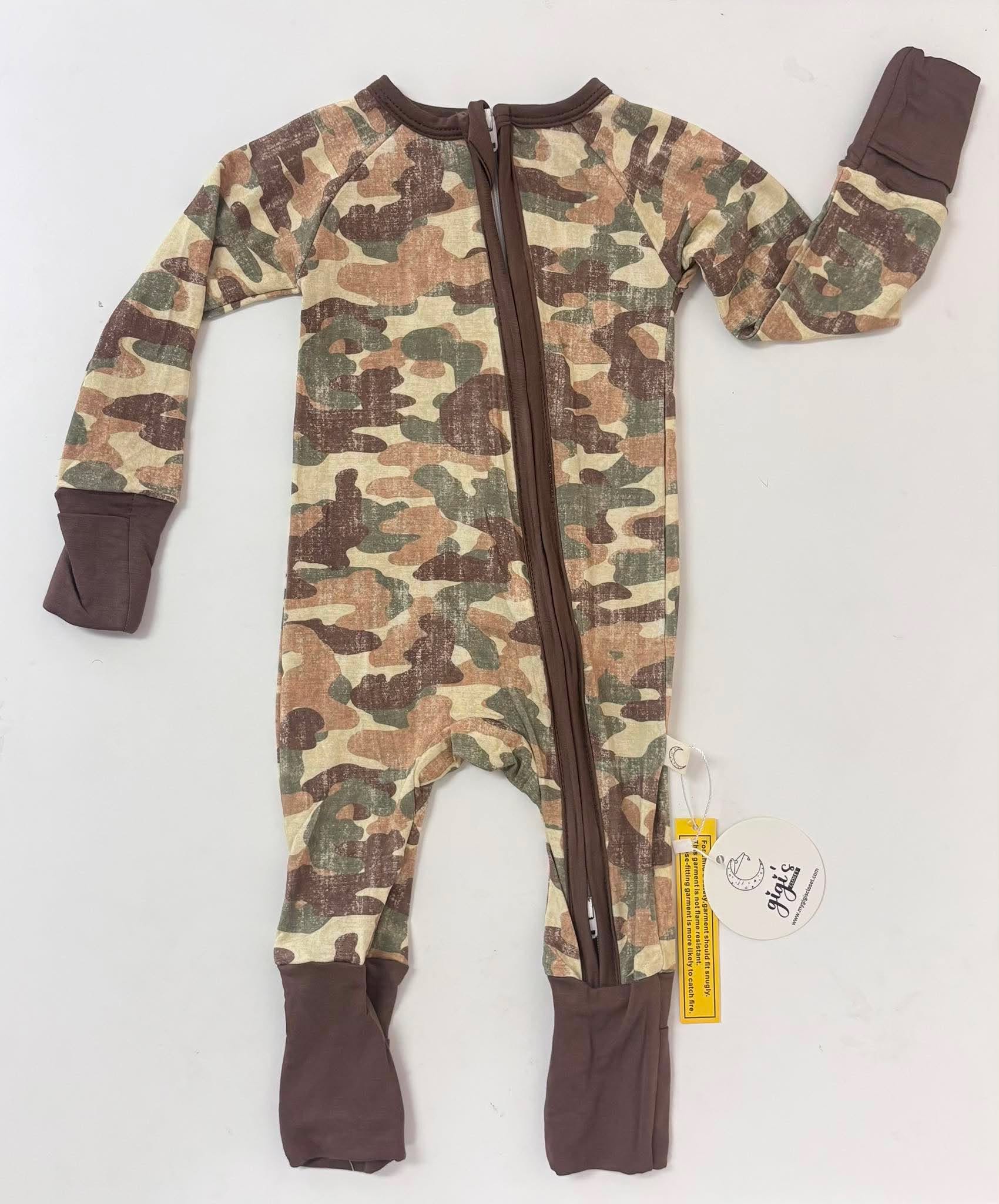 Camouflage  - Convertible Zippy