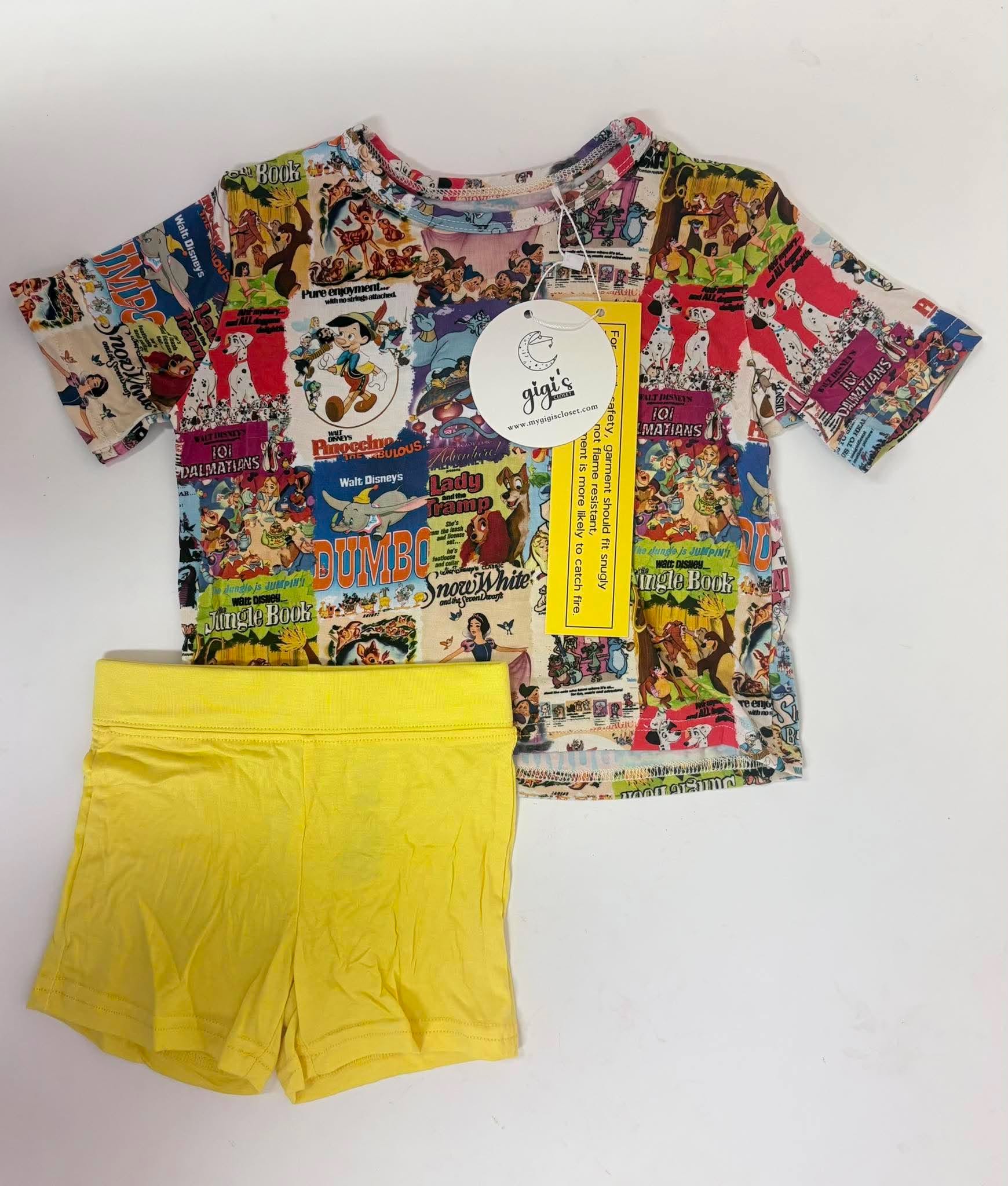 Storybook Classics - Boxy Tee and Shorts Daywear Set