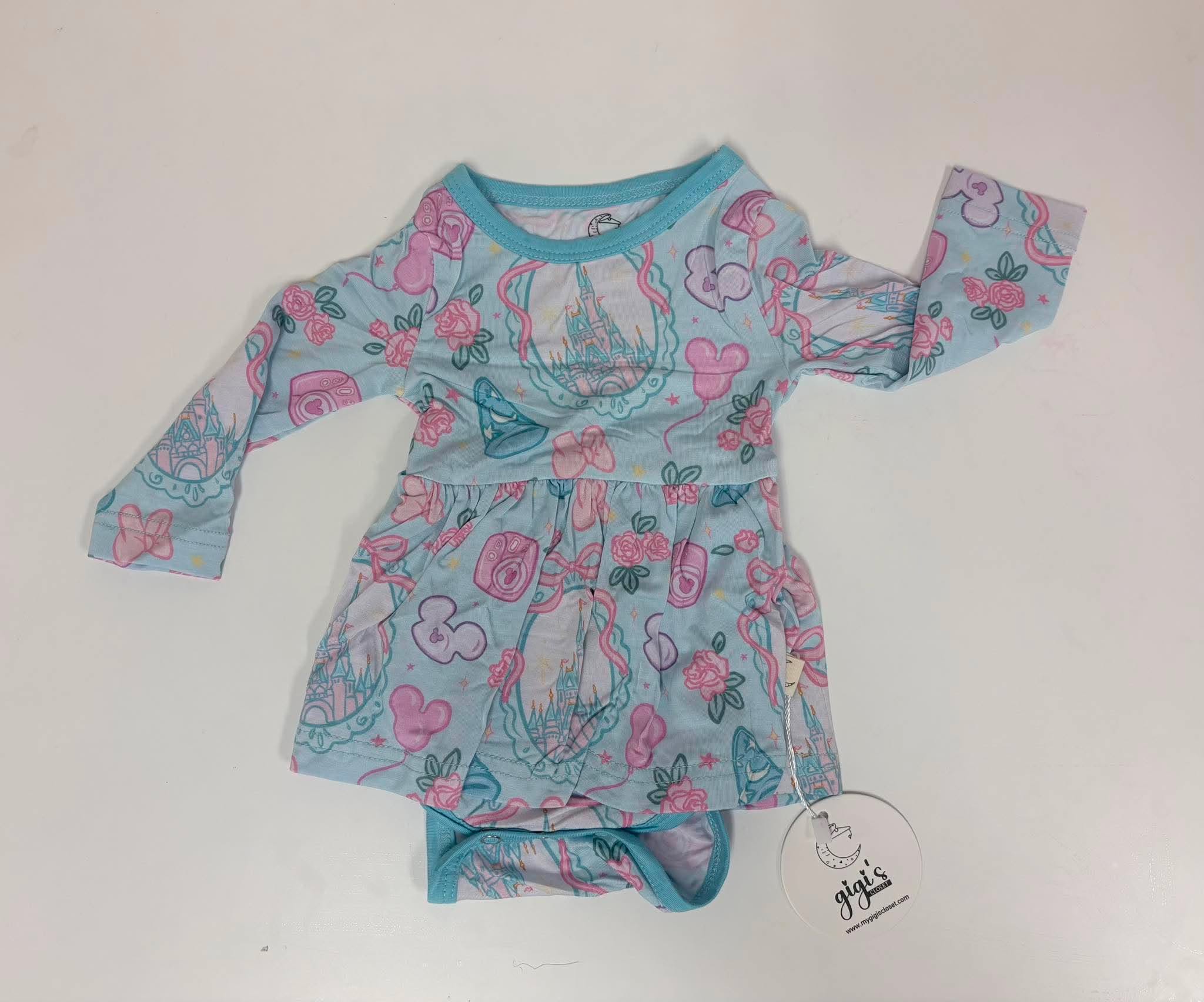 Castle Dreams - Long Sleeve Body Suit Twirl