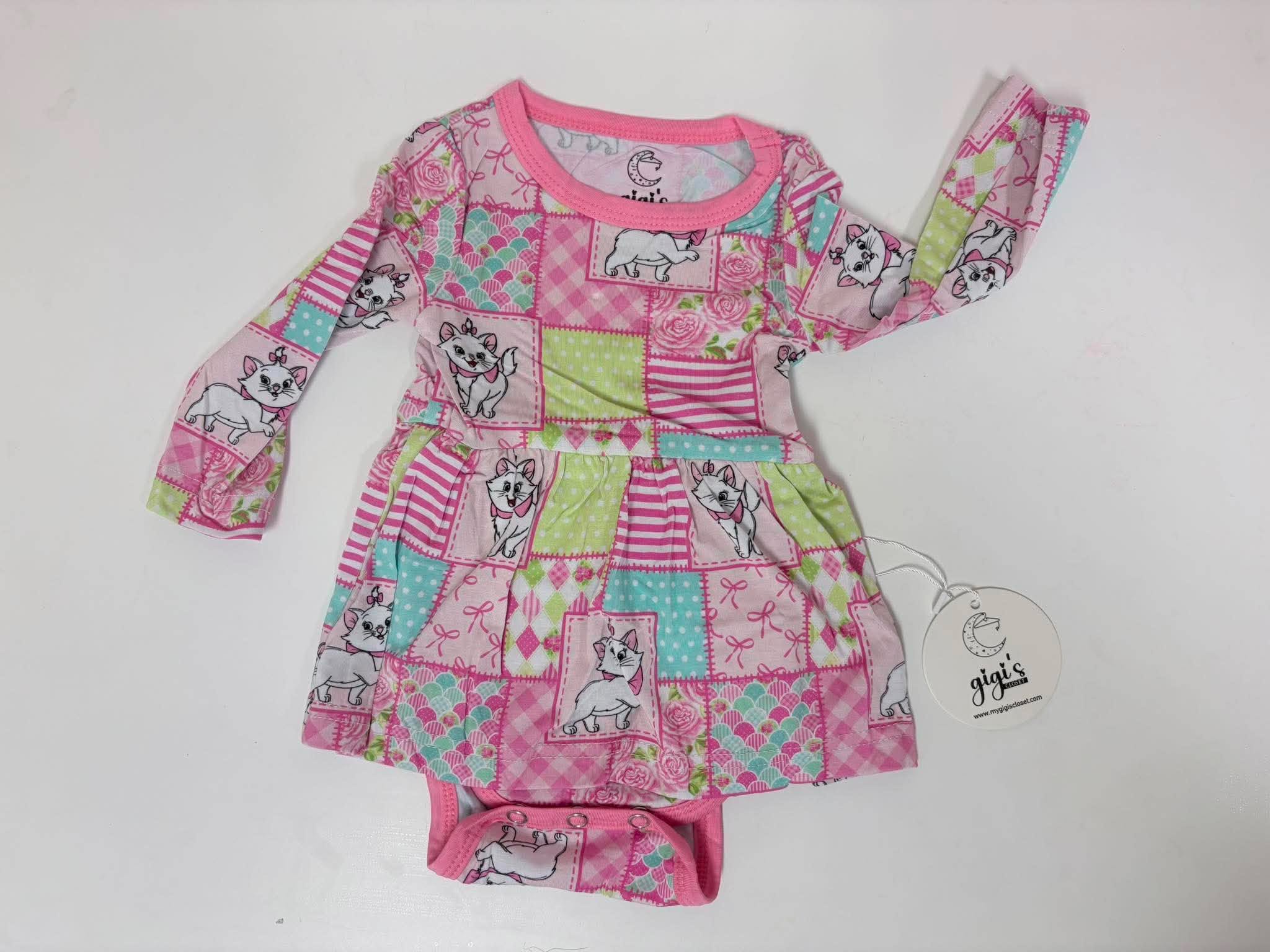 Marie's Meadow - Long Sleeve Body Suit Twirl