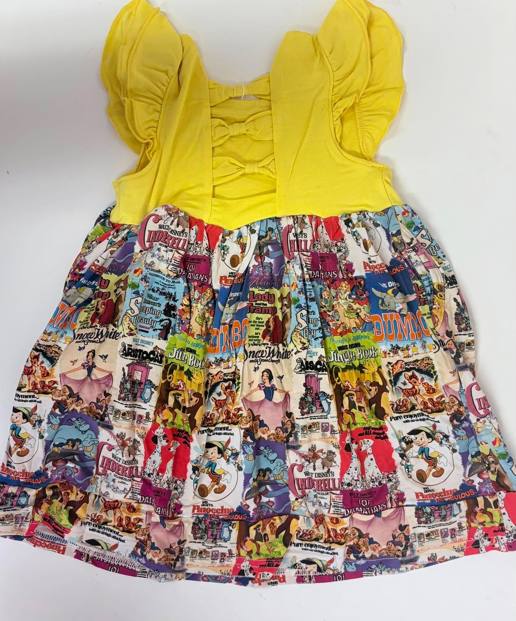 Storybook Classics - Short Sleeve Bow Back Twirl Dress