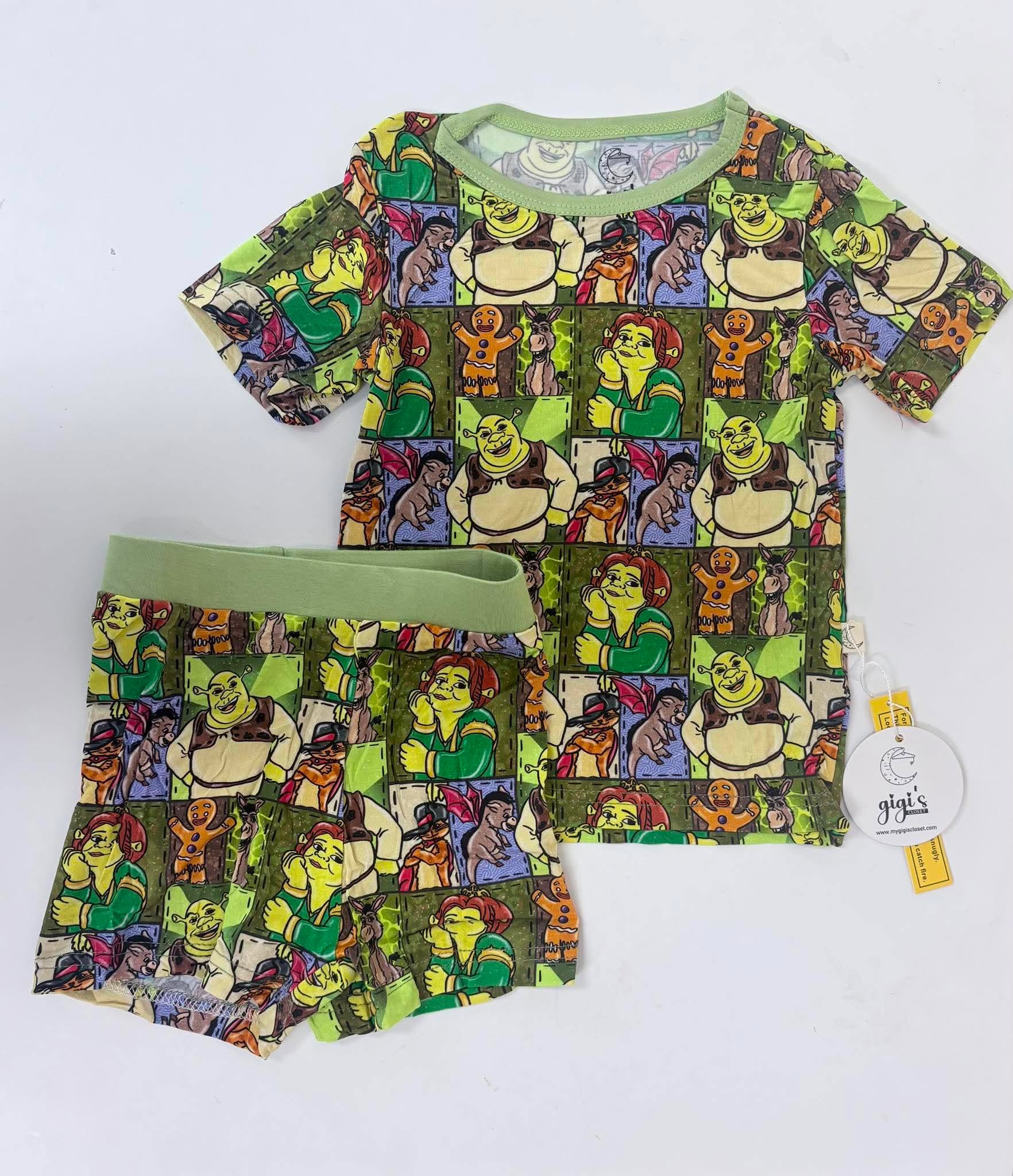 My Swamp - 2 Piece PJ Set Short Sleeve and Shorts