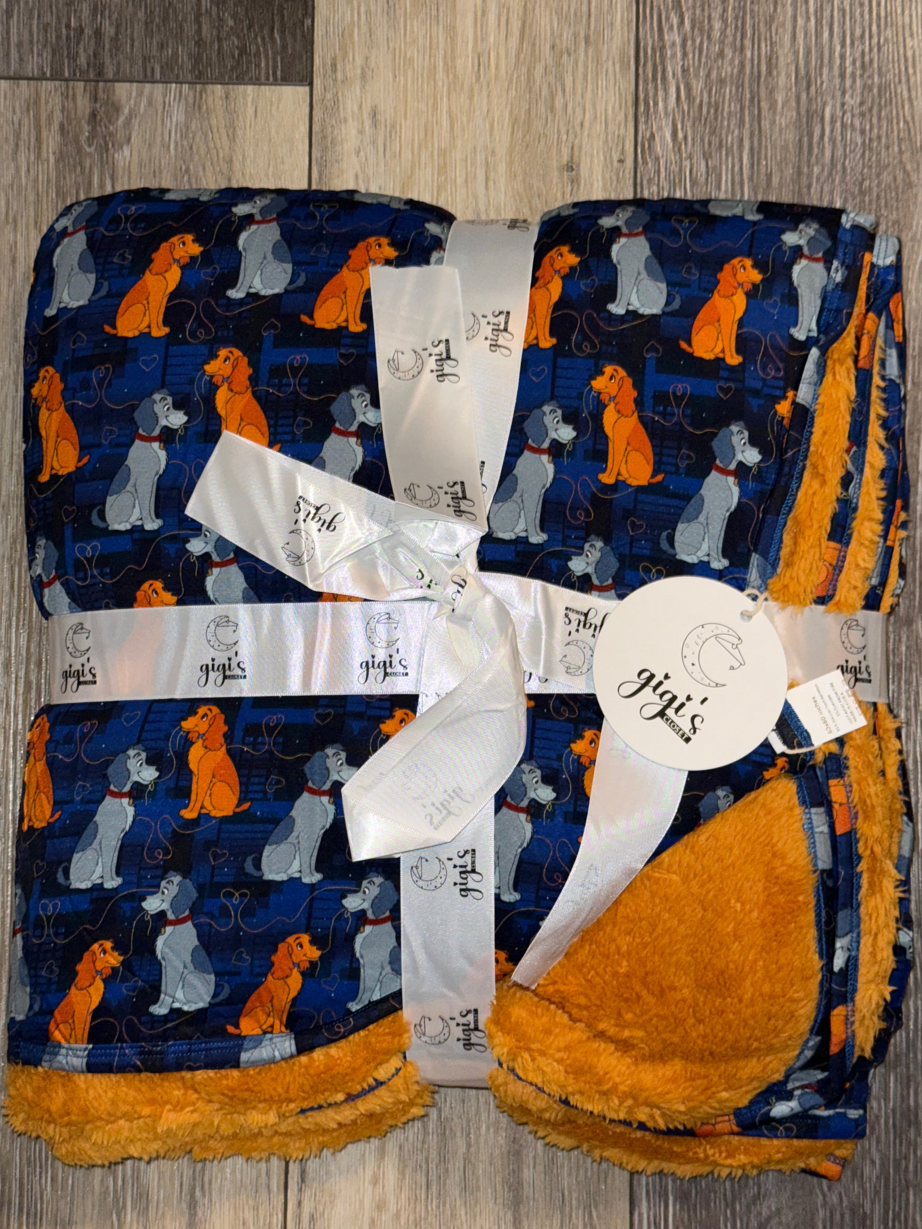 Puppy Love - 60”x60” Double Layer with Plush Backing Bamboo Blanket