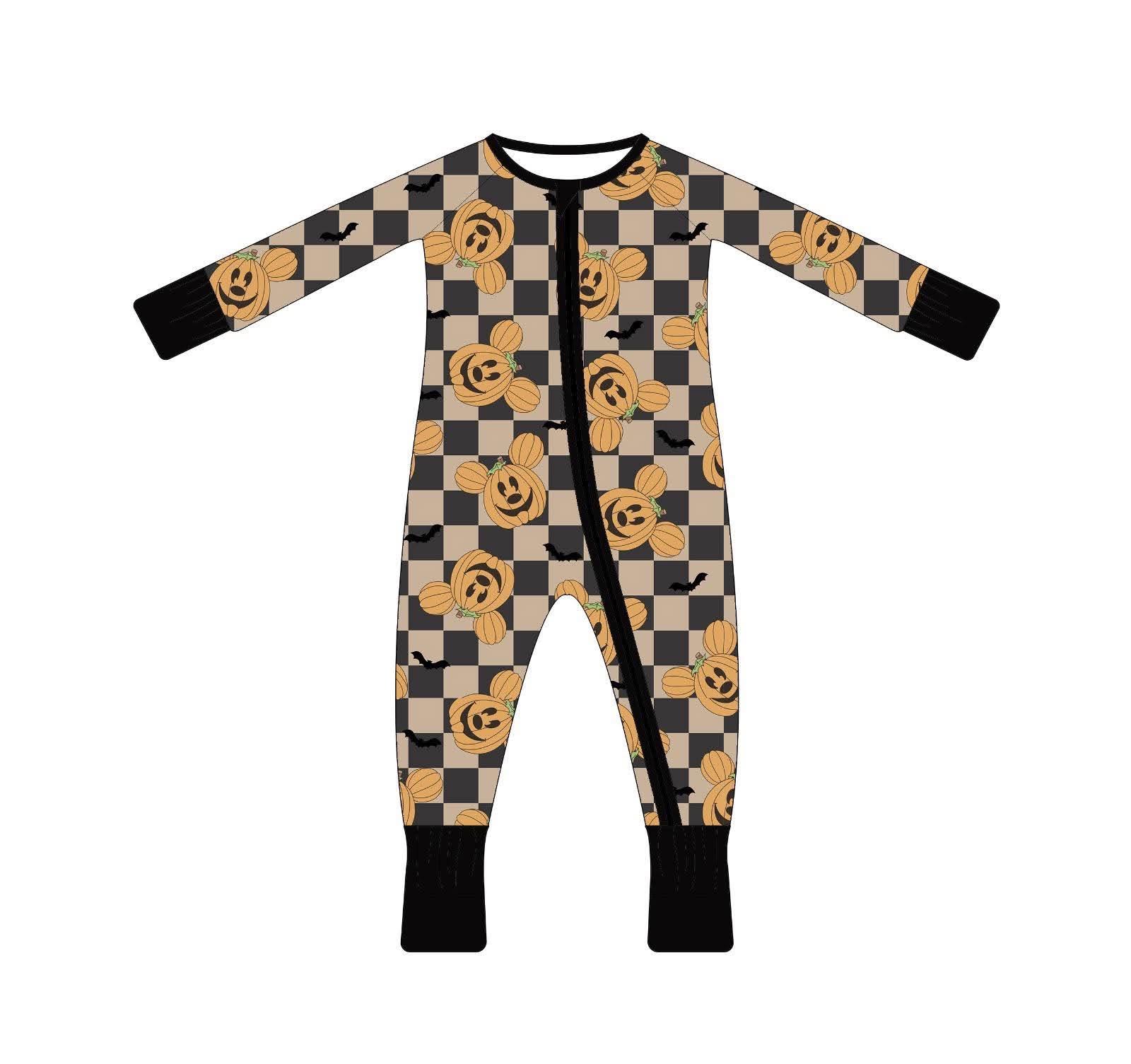 Batty Patch Pumpkin - Convertible Zippy