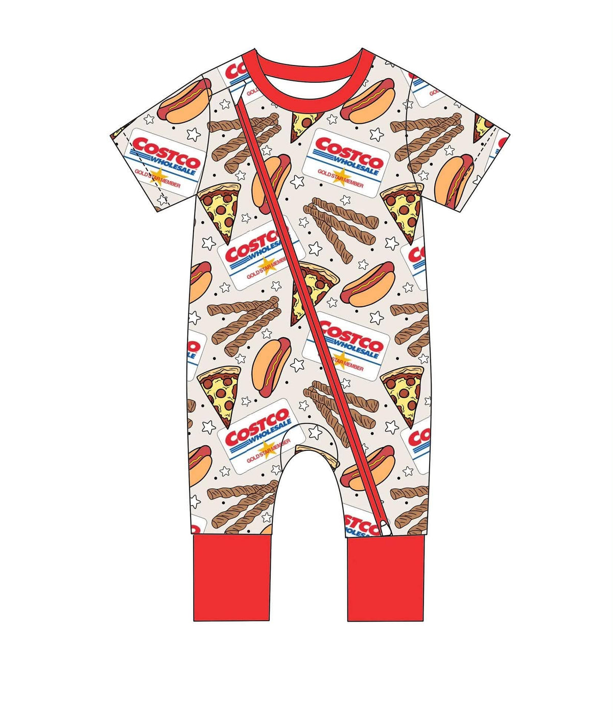 Costco - Short Sleeve Zippy